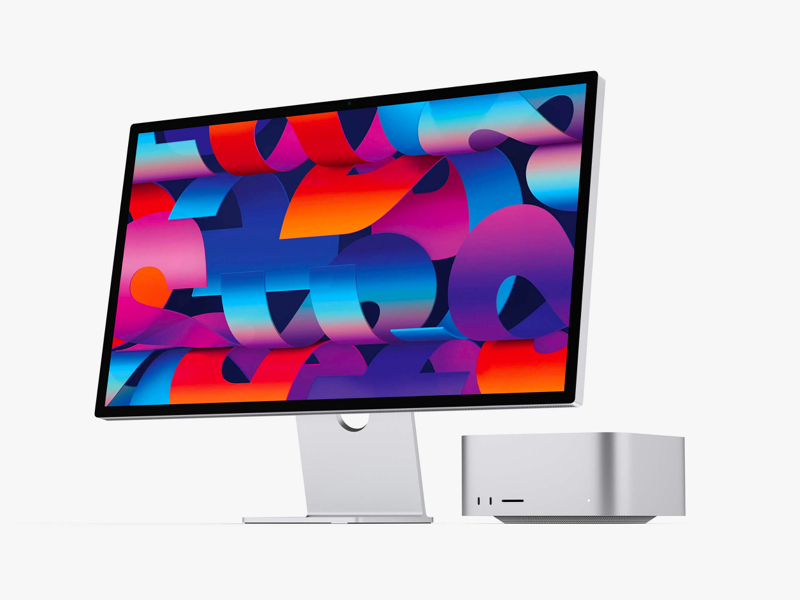 Meet Mac Studio & Studio Display mockup in a premium quality. You can easily customize this photorealistic mockup.